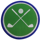 Trophy Club - Golf Championship (Cross Clubs) Embroidered Patch