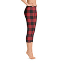 Lumberjack Red Women's Capri Leggings by ReadyGOLF