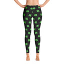 Four-Leaf Clover (Lime Green) Women's All-Over Leggings by ReadyGOLF