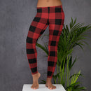 Lumberjack Red Women's All-Over Leggings by ReadyGOLF