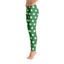 Four-Leaf Clover (White) Women's All-Over Leggings by ReadyGOLF