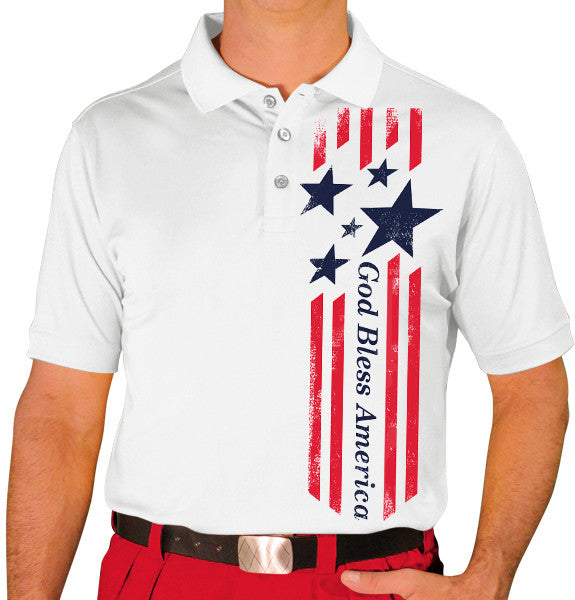 Golf Knickers: Men's Homeland Golf Shirt - United States