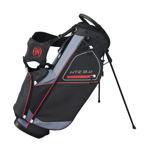Hot-Z Golf: 3.0 Stand Bag - Black/Grey/Red
