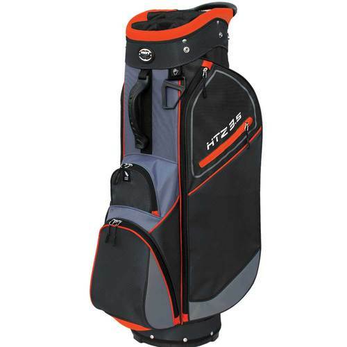 Hot-Z Golf: 3.5 Cart Bag - Orange/Black/Gray