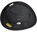 Aussie Chiller Outback Bushie Perforated Hat - Black