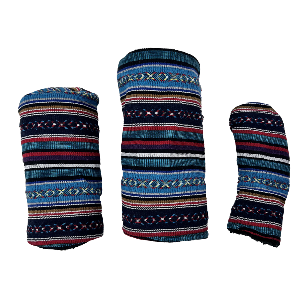 Beach House Hand-Woven Barrel Headcovers Set by Sunfish