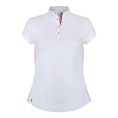 Chase 54: Women's Beacon Short Sleeve White Polo (Size 2XL) SALE
