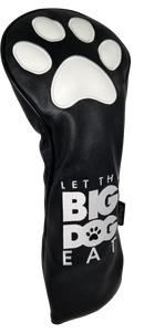 Let The Big Dog Eat (Black) Embroidered Headcover - Driver