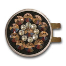 Blingo Ball Markers: Rose Gold on Black