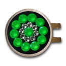 Blingo Ball Markers: Neon Green on Black