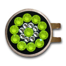 Blingo Ball Markers: Neon Yellow on Black