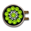 Blingo Ball Markers: Neon Yellow on Black