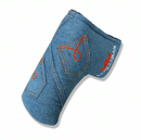 Denim Blue Jeans Blade Putter Cover by Craftsman Golf