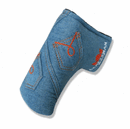 Denim Blue Jeans Blade Putter Cover by Craftsman Golf