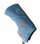 Denim Blue Jeans Blade Putter Cover by Craftsman Golf