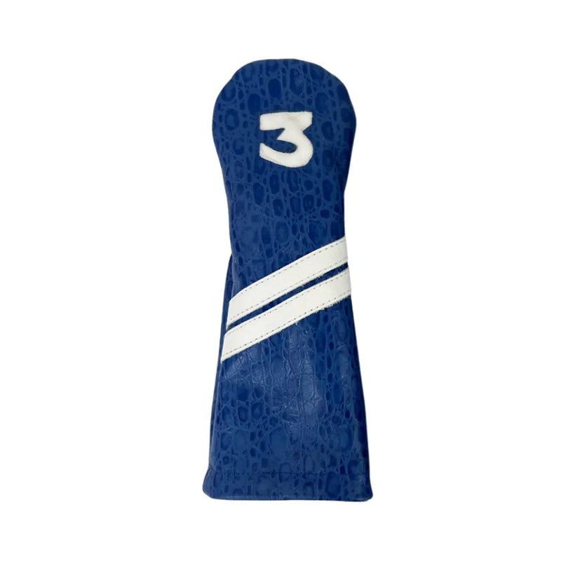 Sunfish: Genuine Leather Blue Croc Headcover (DR, FW, HB or Set)