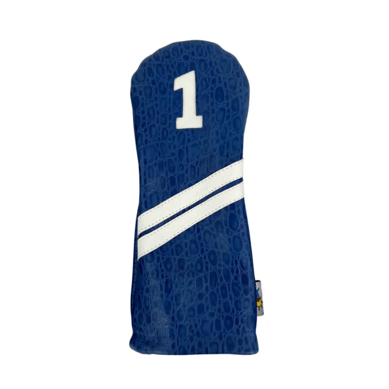 Sunfish: Genuine Leather Blue Croc Headcover (DR, FW, HB or Set)