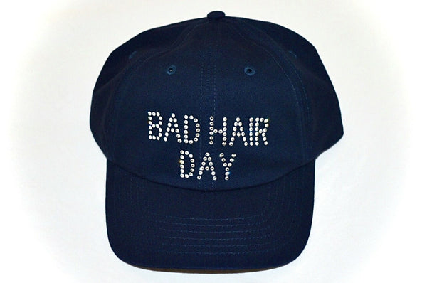 Dolly Mama Ladies Rachel Baseball Hat - Bad Hair Day on Black