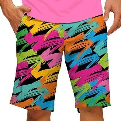 Loudmouth Golf: Men's StretchTech Shorts - Broad Strokes