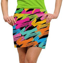 Loudmouth Golf: Women's StretchTech Skort - Broad Strokes (Size 6)