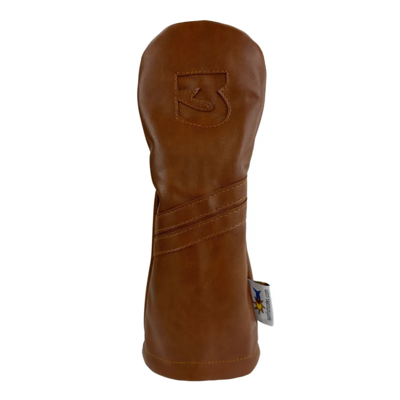 Sunfish: DuraLeather Headcovers - Brown Out - Brown on Brown