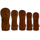 Sunfish: DuraLeather Headcovers - Brown Out - Brown on Brown