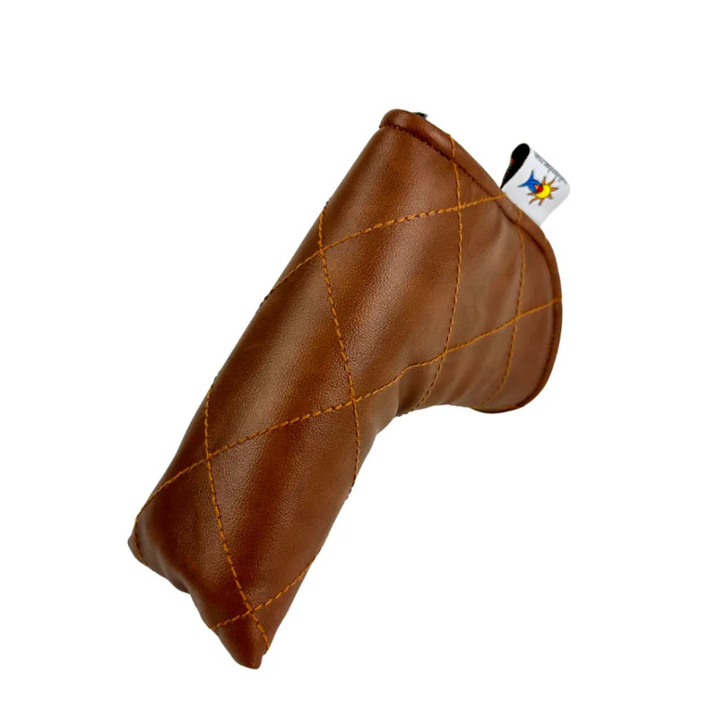 Sunfish: Blade Putter Covers - Brown Quilted