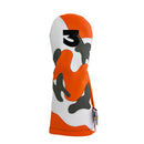 Sunfish: DuraLeather Headcovers - Orange Camo Appliqué