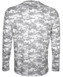 Tattoo Golf: Men's Long Sleeve Undershirt - Camo/White Clothing