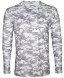 Tattoo Golf: Men's Long Sleeve Undershirt - Camo/White Clothing