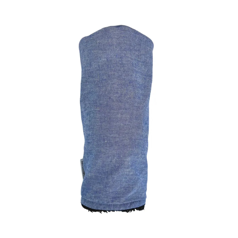 Sunfish: Hand-Woven Barrel Headcovers Set - Chambray