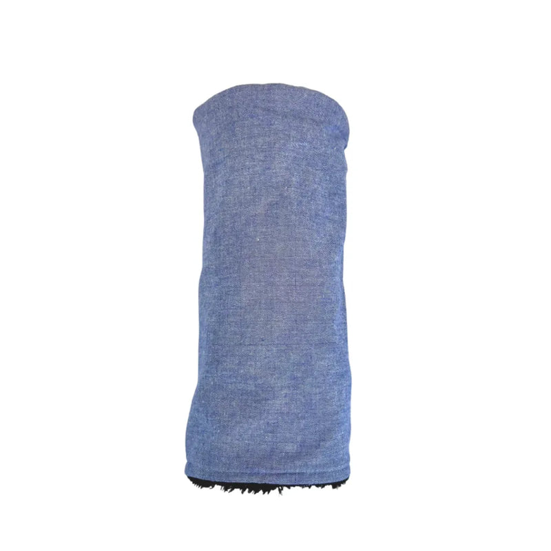 Sunfish: Hand-Woven Barrel Headcovers Set - Chambray