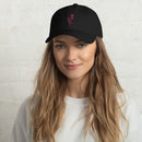 Neon Flamingo Embroidered Golf Hat with Adjustable Strap by ReadyGOLF