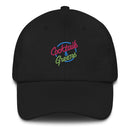 Cocktails & Greens Embroidered Golf Hat with Adjustable Strap by ReadyGOLF