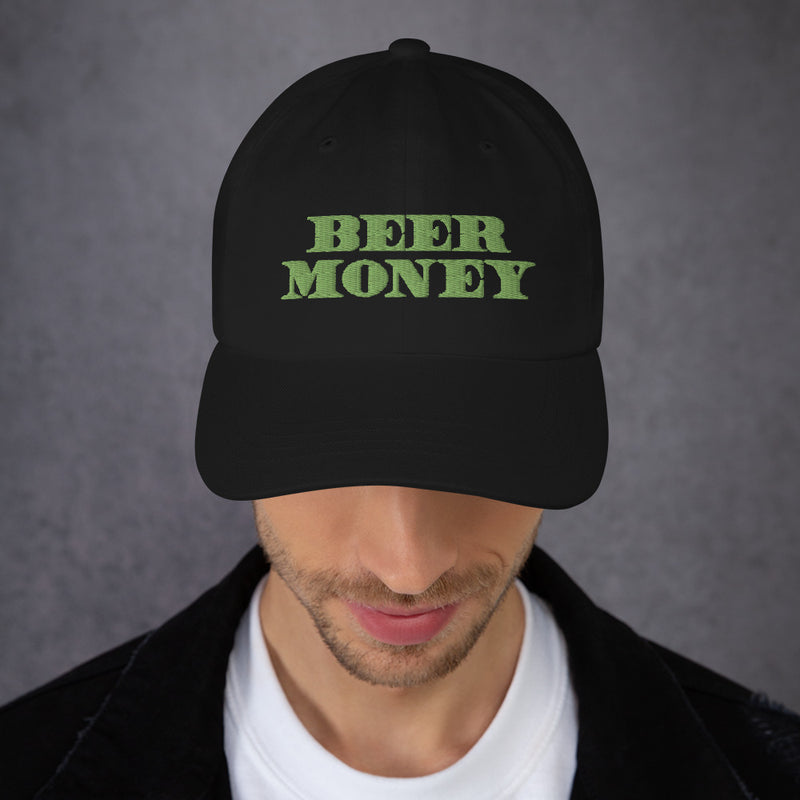 Beer Money Embroidered Golf Hat with Adjustable Strap by ReadyGOLF