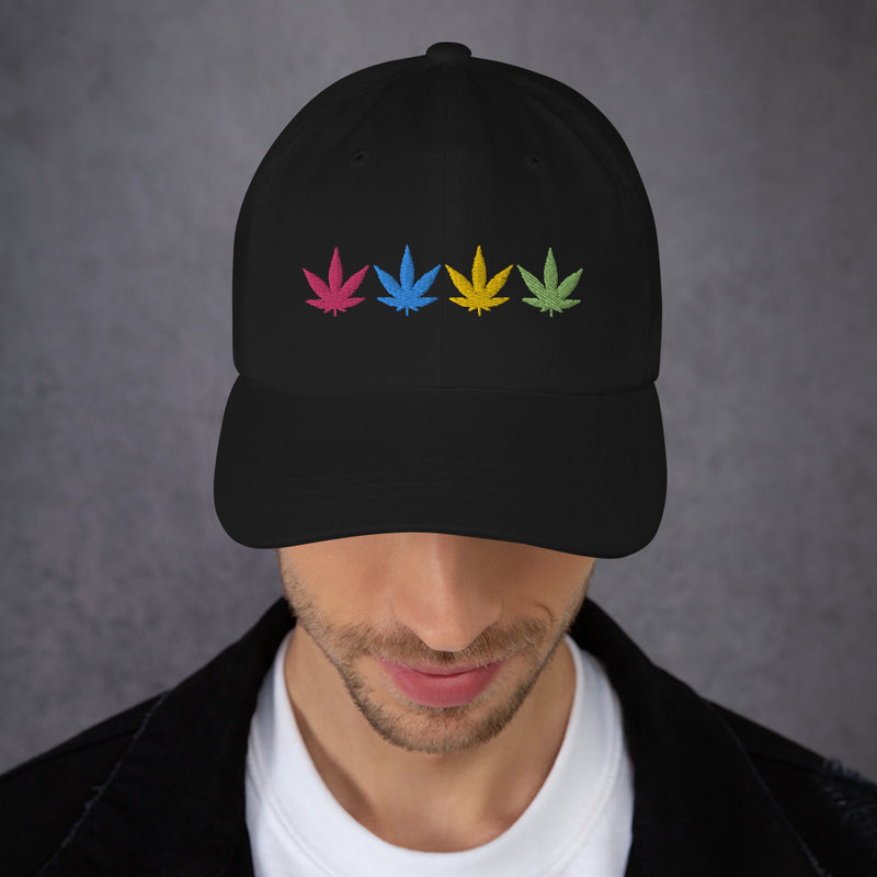 Weed Embroidered Golf Hat with Adjustable Strap by ReadyGOLF