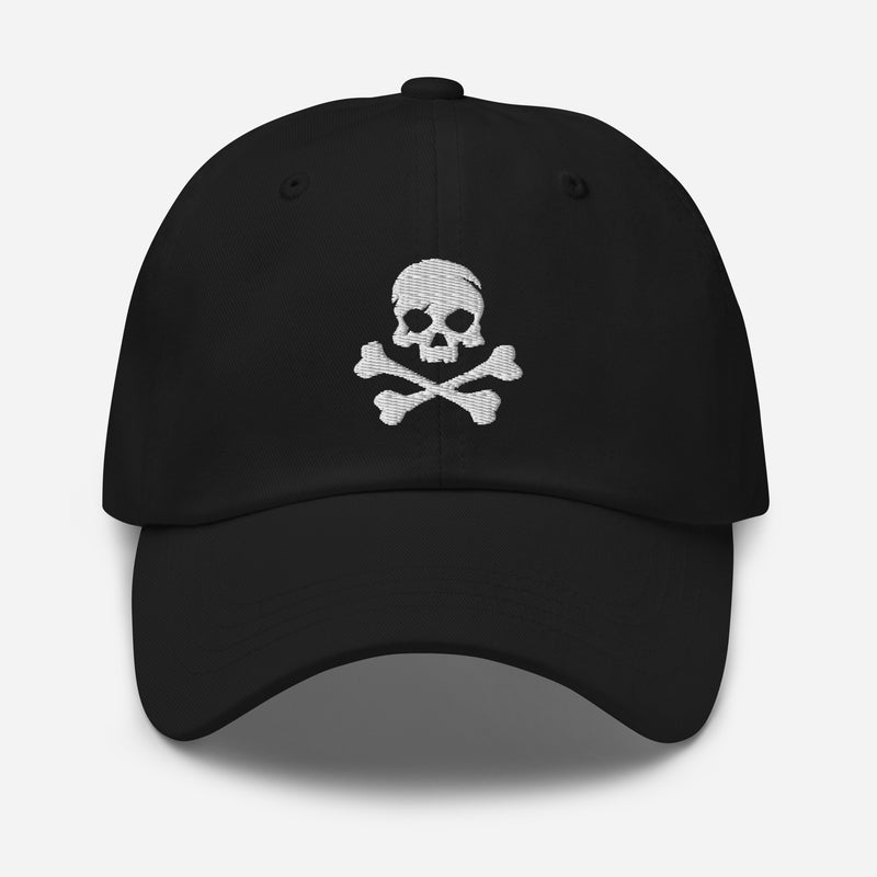 Skull & Crossbones Embroidered Golf Hat with Adjustable Strap by ReadyGOLF