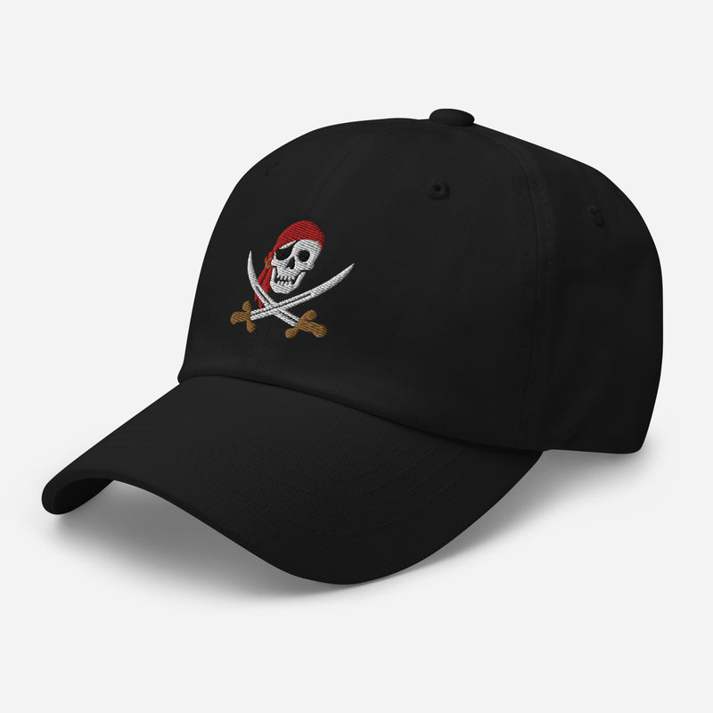 Pirate Embroidered Golf Hat with Adjustable Strap by ReadyGOLF