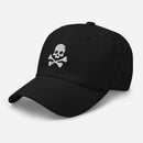 Skull & Crossbones Embroidered Golf Hat with Adjustable Strap by ReadyGOLF