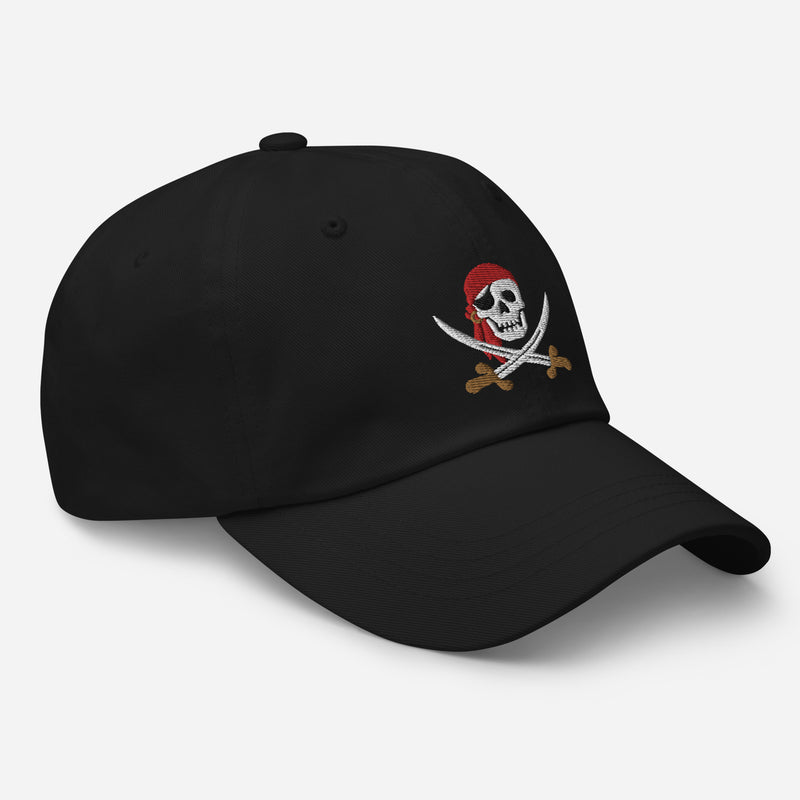 Pirate Embroidered Golf Hat with Adjustable Strap by ReadyGOLF