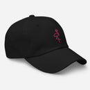 Neon Flamingo Embroidered Golf Hat with Adjustable Strap by ReadyGOLF
