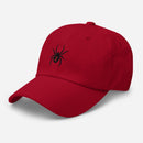 Black Widow Embroidered Golf Hat with Adjustable Strap by ReadyGOLF
