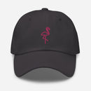 Neon Flamingo Embroidered Golf Hat with Adjustable Strap by ReadyGOLF