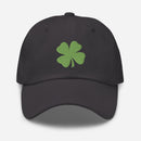 Four-Leaf Clover (Lime) Embroidered Golf Hat with Adjustable Strap by ReadyGOLF