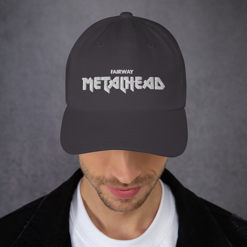 Fairway MetalHead Embroidered Golf Hat with Adjustable Strap by ReadyGOLF