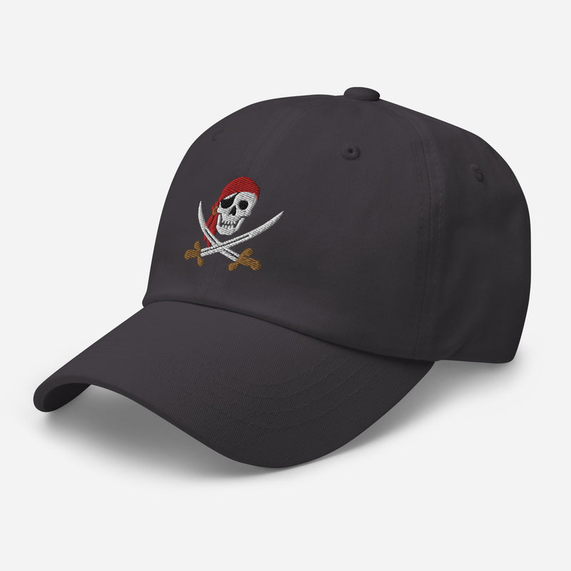 Pirate Embroidered Golf Hat with Adjustable Strap by ReadyGOLF