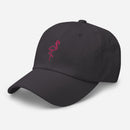 Neon Flamingo Embroidered Golf Hat with Adjustable Strap by ReadyGOLF