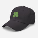 Four-Leaf Clover (Lime) Embroidered Golf Hat with Adjustable Strap by ReadyGOLF
