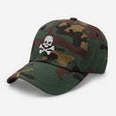 Skull & Crossbones Embroidered Golf Hat with Adjustable Strap by ReadyGOLF