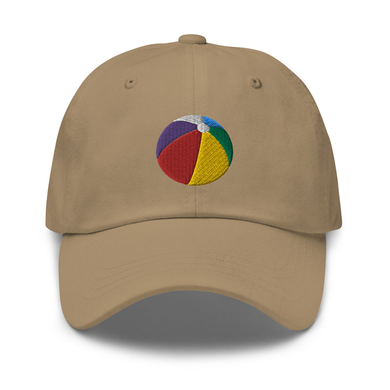 Beach Ball Embroidered Golf Hat with Adjustable Strap by ReadyGOLF